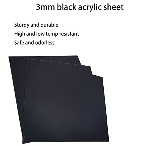 Folhas de plástico preto abdas de darenyi 1/8 folha de placa de plástico grossa flexível do