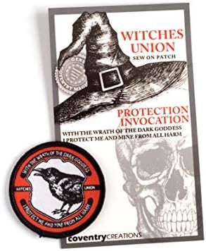 Witches Union - Patch mágico de invocação de proteção adepta