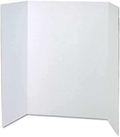 Pacon 37634 Spotlight Wonortation Apresentation Display Boards, 48 ​​x 36, branco, 4/caixa