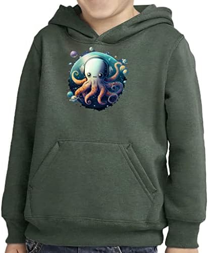 Capuz de pulôver do Octopus Toddler - Capuz de lã de esponja de desenho animado - capuz engraçado para crianças