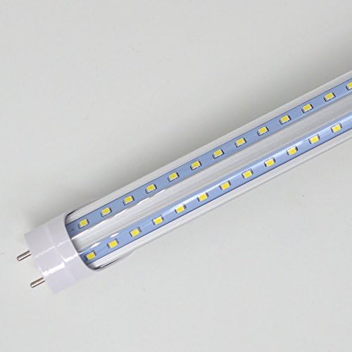 TOIKA 【25-PACK】 T8 G13 60W 6ft 69,5 polegadas Tubo LED Luz em forma V Bulbo de 180cm 1800mm, lâmpadas