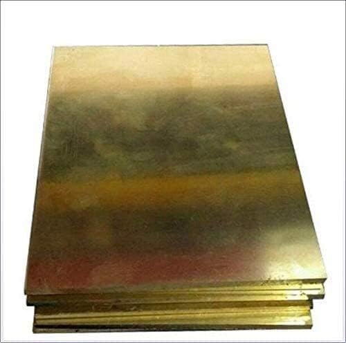 Yuesfz Metal Placa de folha fina de folha de papel de cobre pura placa de papel alumínio de 1 mmx 100