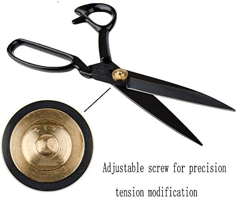Tesoura de costura de lnka para tecido preto profissional alfaiate pesado scissor resistência industrial