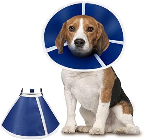 Colarinho de cone para cães para após cirurgia colarinho de recuperação de animais de estimação