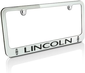 Logos duplos Chrome Chrome Placa Metal Placa Compatível para Lincoln Aviator, Navigator, Corsair, Nautilus e
