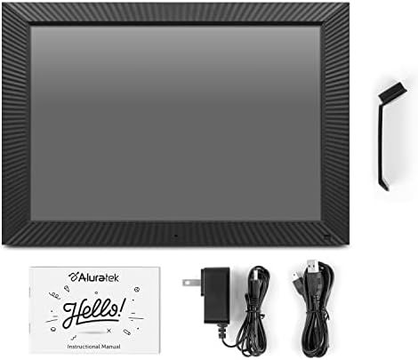 Aluringk 19 WiFi Touchscreen Digital Photo Frame com sensor de movimento, rotação automática, memória
