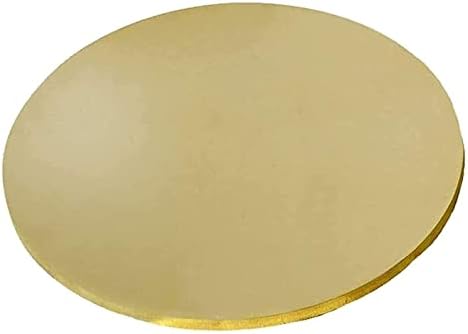 Yuesfz placa de latão folha de cobre placa redonda de latão de metal estampagem em branco redonda