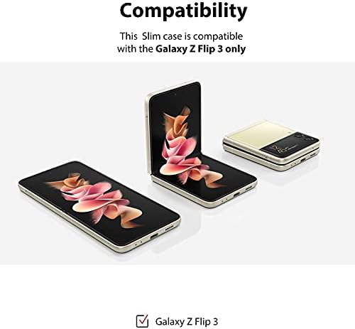 Cuwana para Samsung Galaxy Z Flip 3 5g Caso fofo desenho animado Bordas claras Bordas finas TPU macio TPU