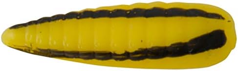 Lâmina de níquel de spin besouro Johnson, faixa amarela/preta, 1-1/2 polegadas