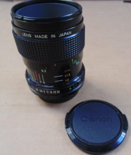 Canon Macro Lens FD 50mm 1: 3,5 Ø52 S.S.C. Feito no Japão