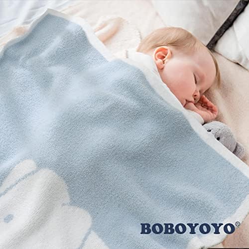 Boboyoyo Plush Baby Cobertors para meninos meninos recém -nascidos macios efosos swaddle recebendo cobertor