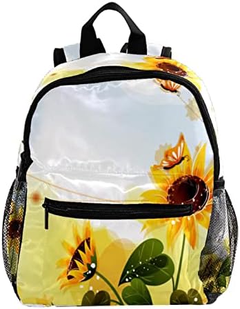 Mochila laptop VBFOFBV, mochila elegante de mochila casual bolsa de ombro para homens, girassol Butterfly Summer