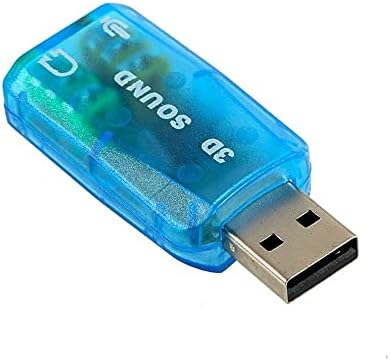 UXZDX 1 PCS CARTA DE ÁUDIO 3D USB 1.1 para adaptador de microfone/alto -falante Subs.