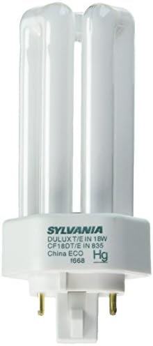 Sylvania 20877 Fluorescente compacto 4 pinos Triple Tube 3500k, 18 watts