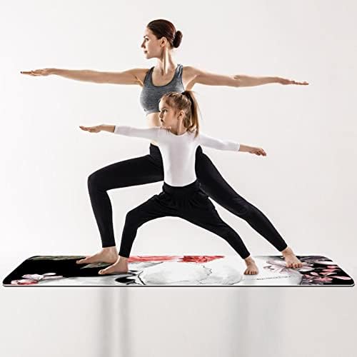 Todo o objetivo de Yoga Mat Exercício e Treino para Yoga, Viária de Surfboard de Summer Tropical Flamingo