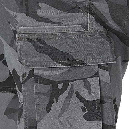 Badhub Fashion Men's Pocket Zipper Resiliência Lazer Time Tooling Strocos de cintura elástica de verão