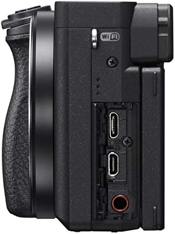 Sony Alpha A6400 Mirrorless Digital Camera Body - Bundle com capa de câmera, cartão SDHC U3 de 32 GB, kit de limpeza,