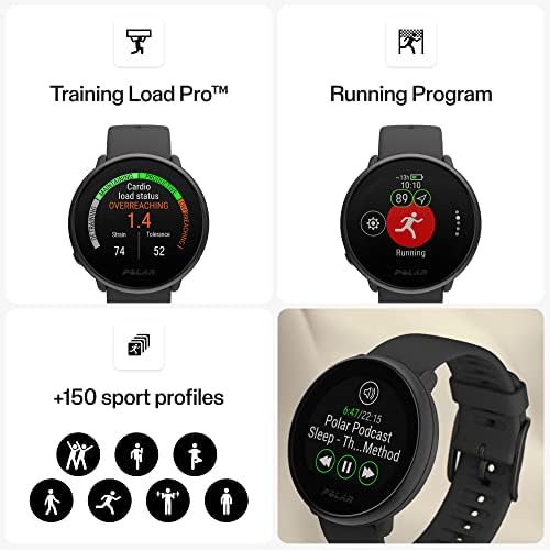Polar Ignite 2 - Fitness SmartWatch com GPS integrado - Monitor de Coração baseado no pulso - Orientação personalizada