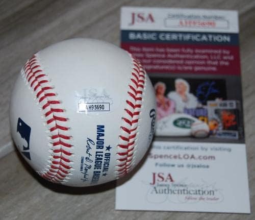 Parker Meadows assinou o prospecto OML Baseball JSA CoA AH95690 - Bolalls autografados