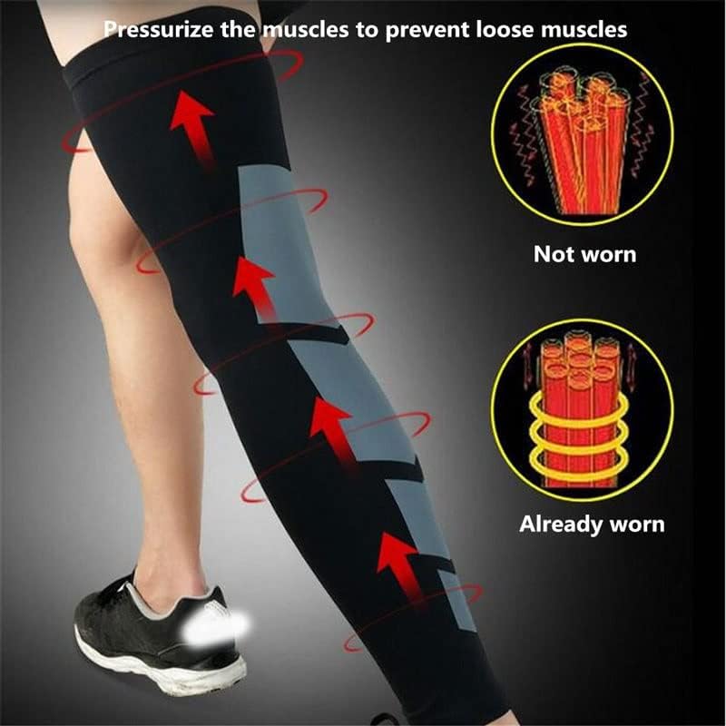 N/A 1 peça esportes de joelho de manga de compressão de joelho Proteção da perna para futebol de basquete ao ar