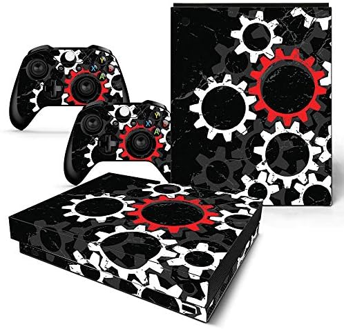 Microsoft 234-01020 Xbox One S Gears of War 5 com pacote de controladores sem fio com gemante deco vinil