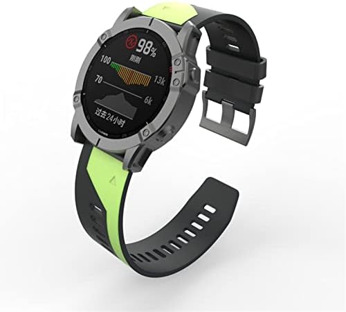 SNKB 22 26mm Colorido Quickfit Watch tiras para Garmin Fenix ​​7 7x Silicone EasyFit Watch Pulseira
