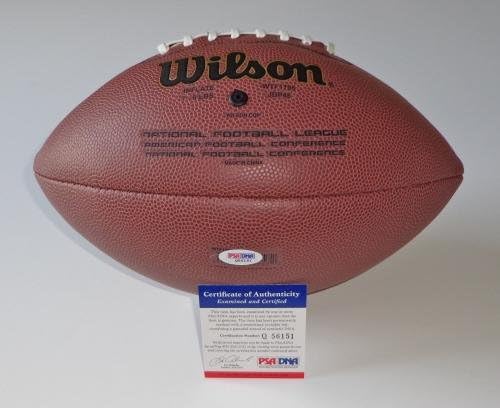 Carnell Lake Pittsburgh Steelers assinou Wilson NFL Football PSA COA Q56151 - Bolinhos autografados