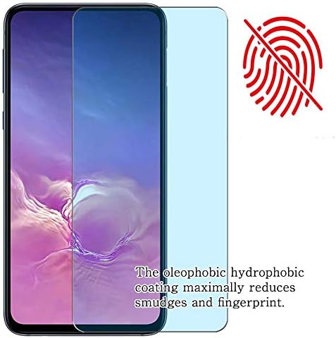 Syny [3 pacote] Protetor de tela leve azul, compatível com os protetores de filmes da Samsung Galaxy A71 5G TPU