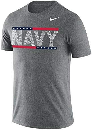 Nike Men's Navy Pledge Sleeve Dri-Fit Tee