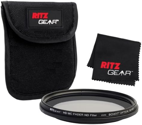 Ritz Gear ™ 52mm Premium HD MC Fader ND Filtro com vidro óptico Schott