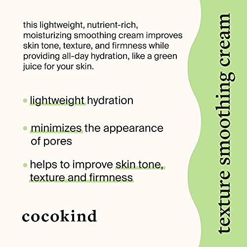 Cocokind Everyday Essentials, óleo para limpador de leite e creme de suavização de textura, limpador de óleo