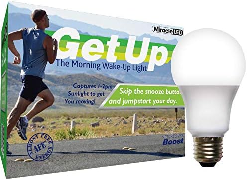 Milagre milagre quase livre energia hi-activity Morning acorde a luz LED de 2 pacote, substituindo lâmpadas