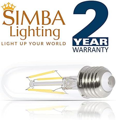 LED de iluminação Simba T10 Tubular Edison Filamento Bulbos de 6W 60 W 60W equivalente 120V para exibição