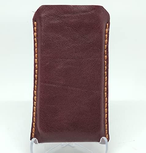 Caixa de bolsa coldre de couro holsterical para Huawei Nova 4E, capa de couro de couro genuíno artesanal, capa