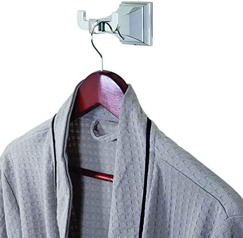 Speakman SA-2306 Rainier Double Robe Hook para decoração de banheiro conveniente e elegante, cromo