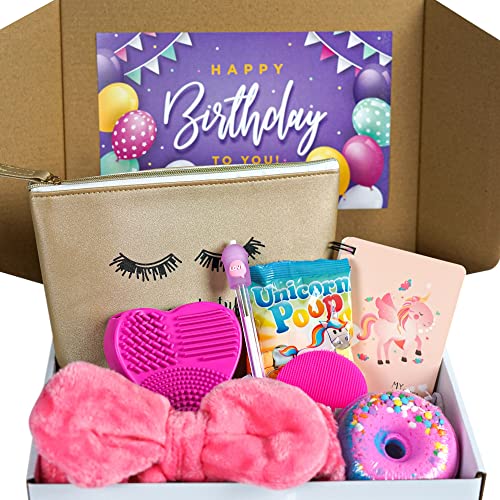 Caixa de presente de aniversário para garotas adolescentes, conjunto de presentes de spa, presente