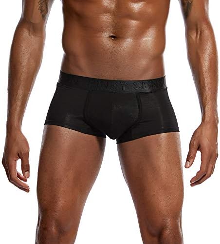 Masculino boxers de algodão bolsa boxer boxer impresso cuecas bulge shorts resumos homens homens