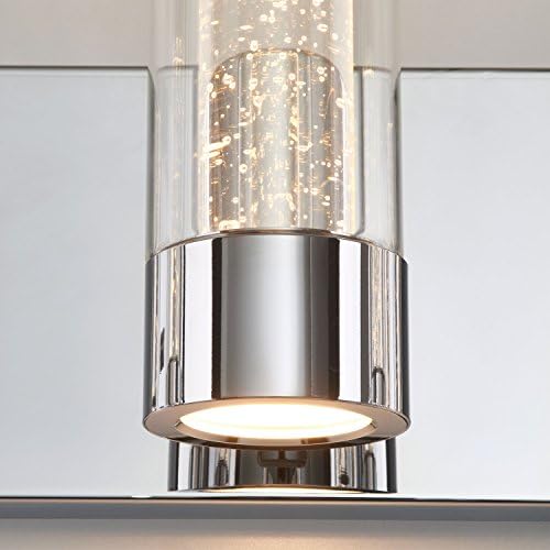Artika Ratio 28W Modern Led banheiro vaidade luminária, acabamento cromo - ideal para iluminação de