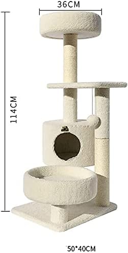 Haieshop Cat Árvore Condomínio arranhando Post Tower Cat Great Tower Tower Tower para Centro de Atividade