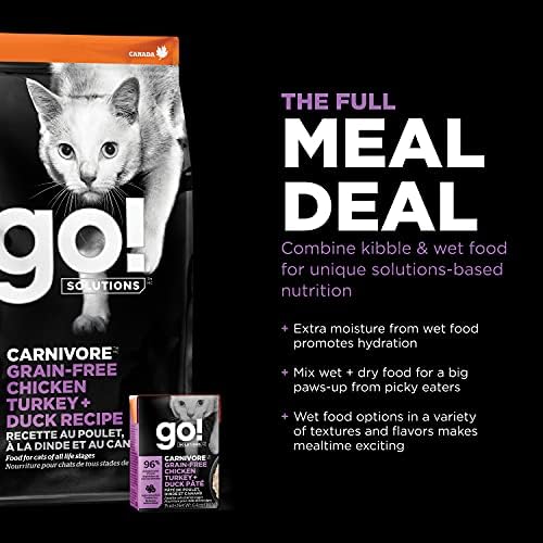 IR! Solutions Carnivore grãos livres de gato seco alimento, 8 lb - frango, peru + pato receita
