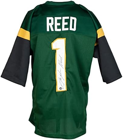 Jayden Reed assinou a camisa de futebol de estilo Green College