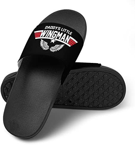 Little Wingman House Sandals não deslizam chinelos de dedo do pé para massagem banho de chuveiro