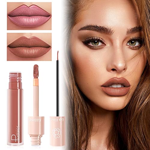 Baby Lip Gloss Two-One-One Lipstick de longa duração Lip e maquiagem Lip e Lip Lip Lip Lip Set Liner Lip Color
