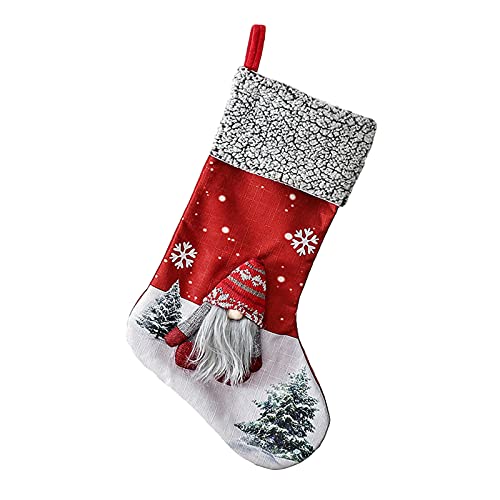 Moda de meias de Natal Bolsa de presente 2021 Novo fornecimento de decoração de árvore de Natal Greios para