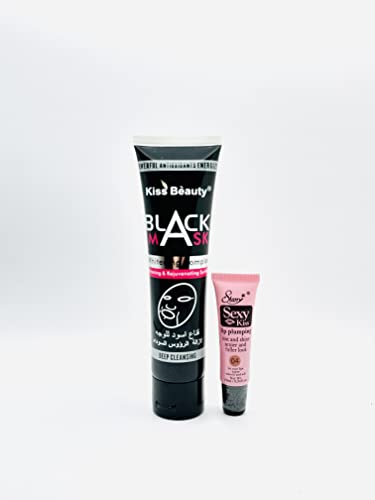 Kiss Beauty Black Mask Whitening Complex Free Starrylipgloss 10 ml