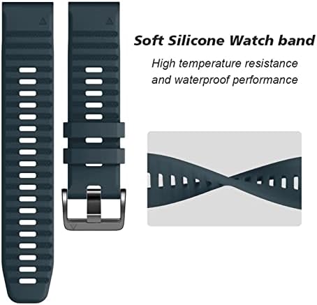 FKIMKF Silicone Redunda Relógio Relógio Strap para Garmin Fenix ​​7x 7 6x Pro Watch EasyFit Wrist Band