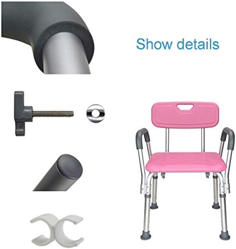 Lzlyer Shower Cadeira Banheiro Banheiro portátil e bancada de transferência de banheira - Handicap ajustável