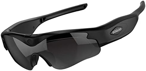 Óculos de sol de óculos inteligentes de gogloo com 32 GB, vídeo e foto em HD Full, design de esporte unissex, melhor