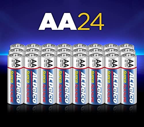 ACDELCO BATERIAS AAA de 60 contagens, bateria máxima de poder alcalina, prateleira de prateleira de