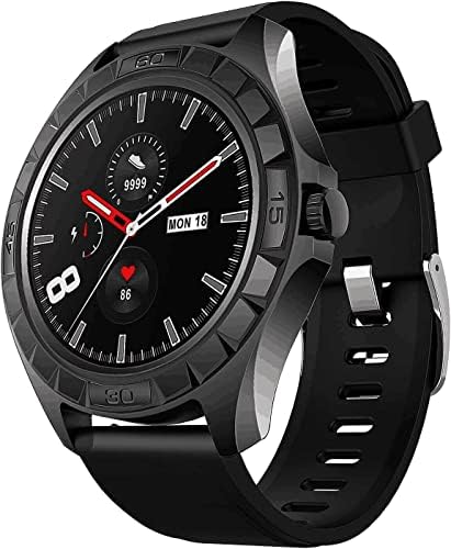 Bluenext Smart Watch for Man IP68 Smartwatch Smart impermeável para Android iOS, Active Fitness Tracker com rastreamento do sono da pressão arterial da freqüência cardíaca, tela de toque de 1,3 HD e bateria de 300mAh
